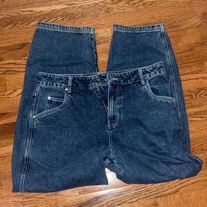 Real Authentic Dime Blue Denim Skate Jeans